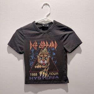 Cotton On Def Leppard Band tee